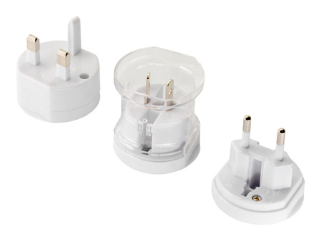 AKYGA Adapter podróżny AC AK-AD-61 worldwide biały