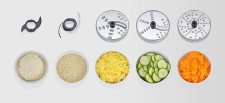 SEVERIN MULTI ROBOT KUCHENNY INOX, SZKLANY MIKSER KIELICHOWY 1,5 L, MŁYNEK 140 ML, POJEMNIK ROBOCZY 1,5 L, MOC 1200W KM3892