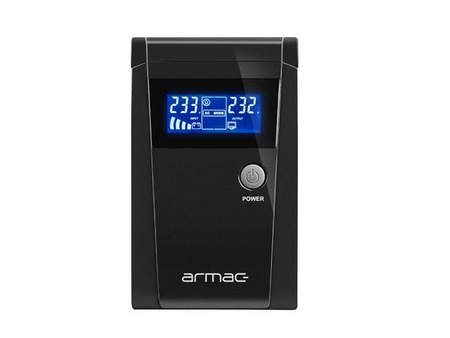 Zasilacz awaryjny UPS Armac Office 650VA LCD Line-Interactive 2x230V Schuko metalowa obudowa