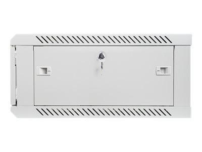 LANBERG WF01-6604-10S Lanberg szafa wisząca rack 19 4U 600x600mm szara (drzwi szklane)
