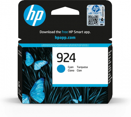 HP 924 CYAN ORIGINAL INK/EN/DE/PL/CZ CARTRIDGE