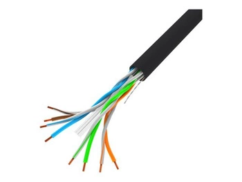 LANBERG Kabel lan UTP 1Gb/s 305m drut CCA czarny
