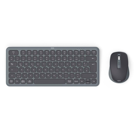 Zestaw klawiatura i mysz WKM-500 Czarno-szara
