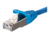 NETRACK BZPAT5FB Netrack patchcord RJ45, osłonka zalewana, kat. 5e FTP, 5m niebieski