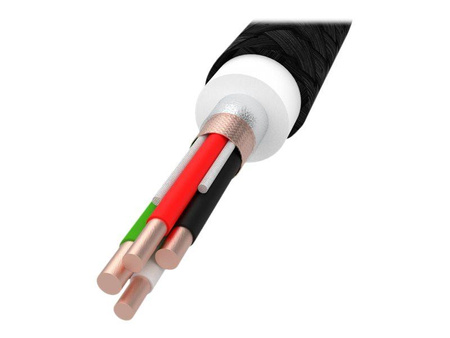 GREENCELL Cable GC PowerStream USB-C - USB-C 200cm Power Delivery 60W 480 Mbps Ultra Charge QC 3.0