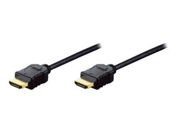 ASM AK-330107-030-S ASSMANN Kabel HDMI HighSpeed z Ethernetem Typ HDMI A/HDMI A M/M czarny 3m