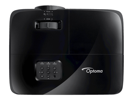 OPTOMA W371 Projektor DLP WXGA 3800lm HDMI VGA Composite video Audio 3.5mm USB-A RS232