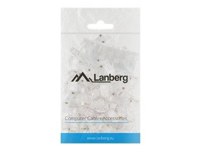 LANBERG PLU-6000 Lanberg wtyk sieciowy RJ45 (8P8C) KAT.6 UTP (100 SZT) DO LINKI I DO DRUTU