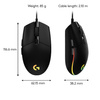 G203 LIGHTSYNC GAMING MOUSE/BLACK EMEA