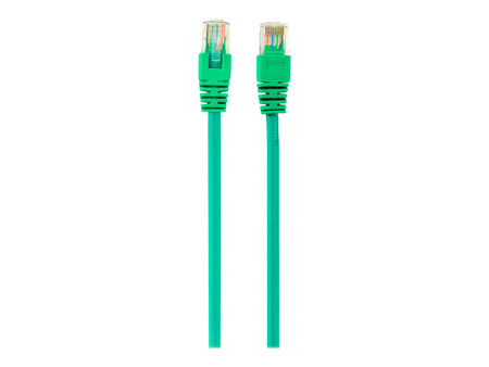 GEMBIRD patchcord RJ45 osłonka zalewana kat 5e UTP 1.5m zielony
