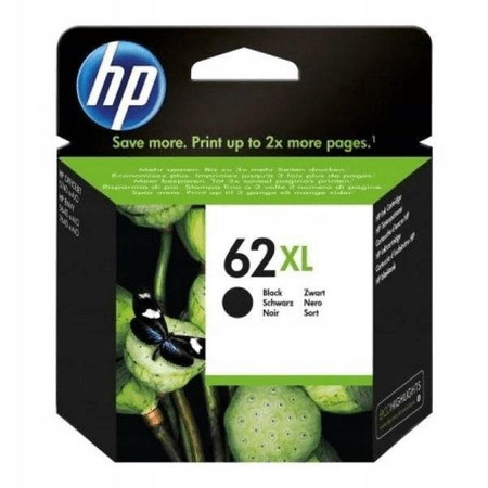 HP 62XL BLACK INK CARTRIDGE/EN/RU/FR/PL/CZ/HU