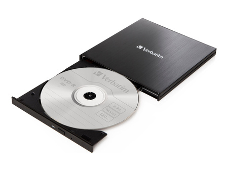 VERBATIM External Slimline CD/DVD Writer Type-C