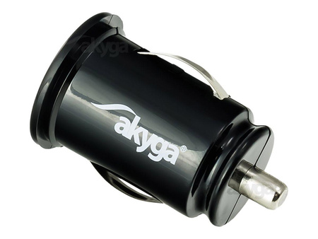 AKYGA Ładowarka samochodowa 12/24V AK-CH-02 10.5W 2x USB-A 5V / 2.1A czarna