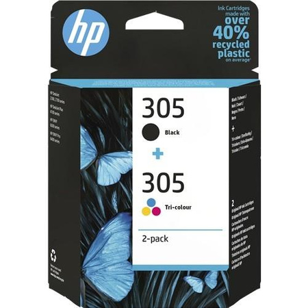 Tusz nr 305 2-Pack 6ZD17AE wkład do drukarki atramentowej 