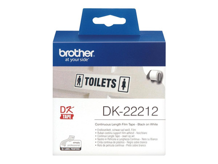 BROTHER DK22212 Taśma Brother Film White Film tape 62mm