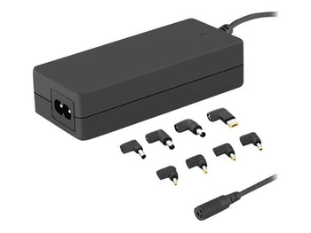 QOLTEC 50011 Qoltec Uniwersalny zasilacz sieciowy 65W 8 wtyczek +kabel zasilający