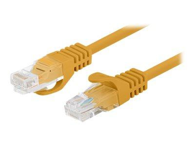 LANBERG Patchcord Cat.5e UTP 0.25m orange 10-pack