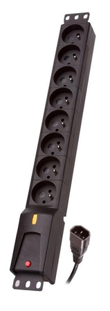 Listwa zasilająca Lestar LZRM  810  BW  G-A K.:CZ  3,0M IEC320