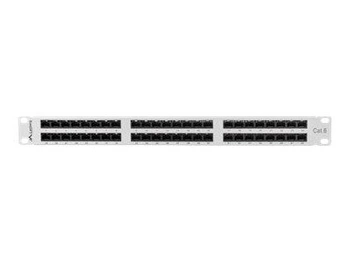 LANBERG PPU6-1048-S Lanberg Patch Panel 48 port 1U, kat. 6, szary