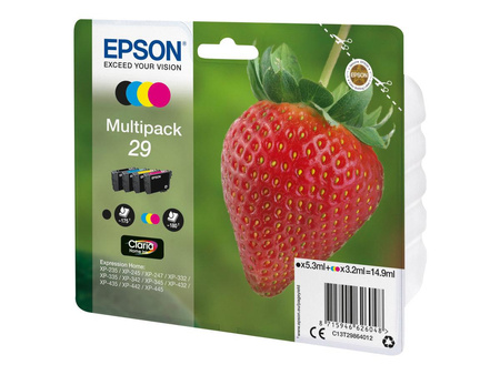 EPSON C13T29864012 Tusz Epson Strawberry Multipack Claria Home 4-color 29 14,9 ml