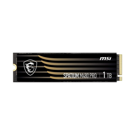 Dysk SSD MSI SPATIUM M480 Pro 1TB M.2 2280 PCIe 4.0 NVMe (7400/6000 MB/s) 3D NAND
