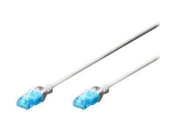 DIGITUS DK-1512-005/WH DIGITUS Kabel patch cord UTP, CAT.5E, biały, 0.5m, 15 LGW