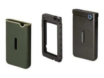 TRANSCEND TS2TSJ25M3G Transcend Slim StoreJet 2.5 25M3, 2 TB, Portable HDD, Military green