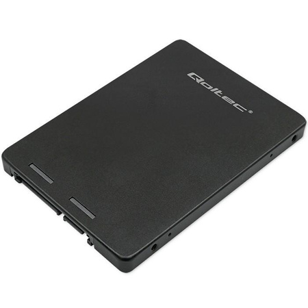 QOLTEC 52265 Adapter na dysk M.2 SSD SATA NGFF do SATA III 2TB Super speed 6Gb s Czarny