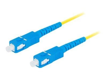 LANBERG fiber optic patchcord SM SC/UPC-SC/UPC simplex 2m LSZH g657a1 3.0mm yellow