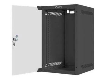 LANBERG WF10-2309-10B Lanberg Szafa Instalacyjna Rack Wisząca 10 9U 280X310 Czarna