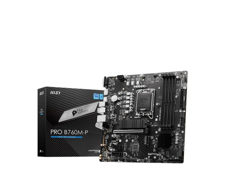 Płyta główna PRO B760M-P s1700 4DDR5 DP/HDMI 2M.2 mATX