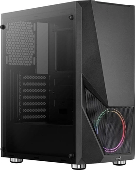 OBUDOWA AEROCOOL PGS ZAURON FRGB-G-BK-v1 BLACK