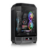 Obudowa - The Tower 300 Tempered Glass x 3, CT140 Fan  x 2 Czarna