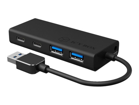 ICY BOX IB-HUB1426-U3 4-portowy Hub USB 3.0 2x USB Type-C 2x USB Type-A