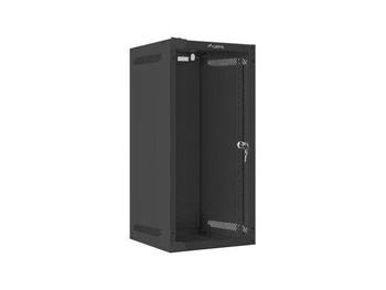 Szafa instalacyjna Rack wisząca 10" 12U 280x310mm czarna Lanberg (flat pack)