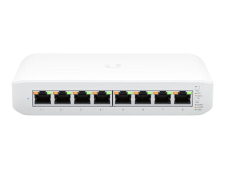 UBIQUITI UniFi Switch Lite 8 Gigabit RJ45 ports including 4x 802.3at PoE+