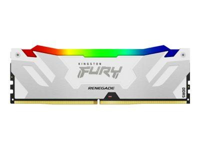 KINGSTON FURY Renegade 32GB DIMM DDR5 6400MT/s DDR5 CL32 Kit of 2 RGB White XMP