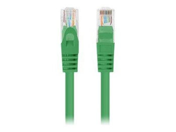 LANBERG Patchcord Cat.6 UTP 0.5m green 10-pack