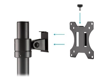 DIGITUS Single Monitor Pole Mount