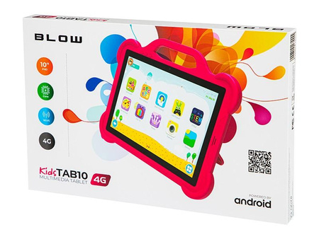 Tablet KidsTAB8 4G 4/64GB Różowe etui