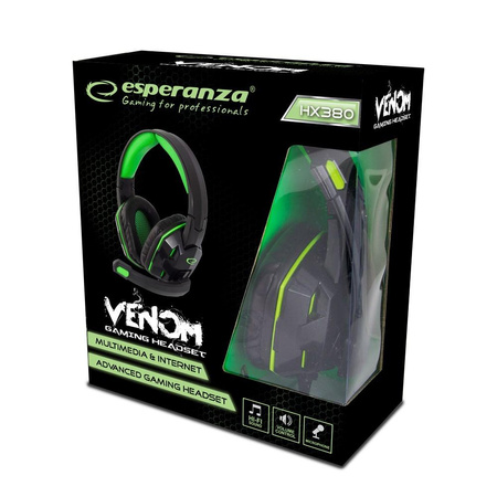 ESPERANZA SŁUCHAWKI Z MIKROFONEM DLA GRACZY VENOM EGH380