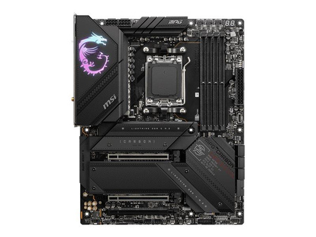 MSI MPG X670E CARBON WIFI ATX MB AM5 4XDDR5 2x PCIe 5.0 x16 PCIe 4.0 x16 slot 6xSATA 6Gb/s 2xM.2 PCIe 5.0x4 2xM.2 PCIe 4.0x4