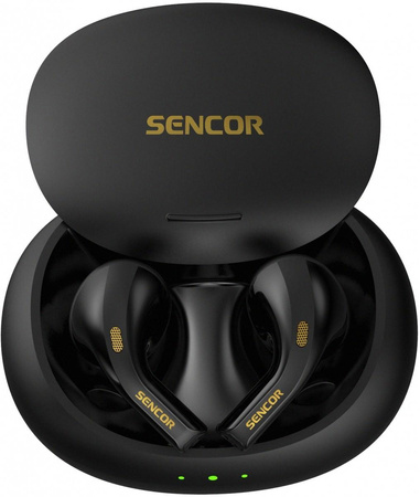 Słuchawki douszne bluetooth SEP 560BT BK, BT 5.3, czas 6h, 40mAh 