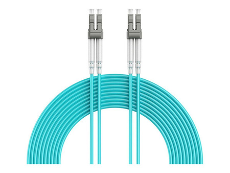GEMBIRD patchcord światłowodowy wielomodowy duplex OM4 50/125 LC/LC 7.5m
