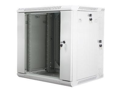 LANBERG WF02-6612-10S Lanberg szafa wisząca dwusekcyjna rack 19 12U 600x600mm szara