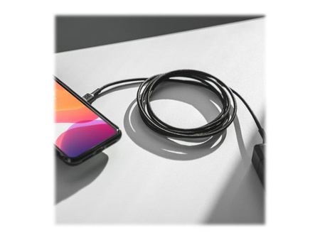 GREEN CELL Cable PowerStream USB-C - USB-C 30cm szybkie ładowanie Power Delivery 60W Ultra Charge QC 3.0