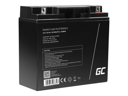 GREEN CELL Battery AGM 12V 22Ah