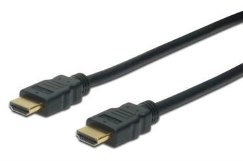 Kabel DIGITUS połączeniowy HDMI 2.0 Premium High Speed Ethernet 4K60Hz UHD HDMI A/HDMI A M/M czarny 3m