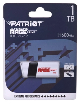 Patriot Rage Prime 600 MB/s 1TB USB 3.2 8k IOPs