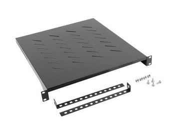 Półka do szaf stojących Lanberg AK-1005-B (500 mm; kolor czarny)